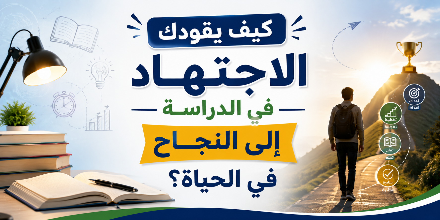 كيف يقودك الاجتهاد في الدراسة إلى النجاح في الحياة؟
